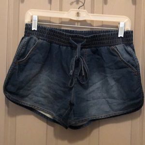 Denim shorts
